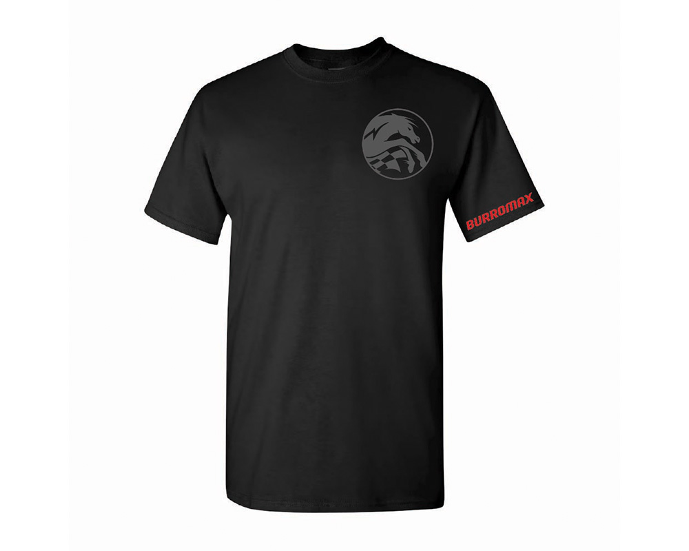 Mens Black on Gray/Red Tee by Comfort Colors, Size: SM (Part #99025-S)