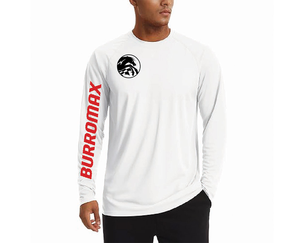 Mens White Long Sleeve Tee by Sport Tek, Size: SM (Part #99036-S)