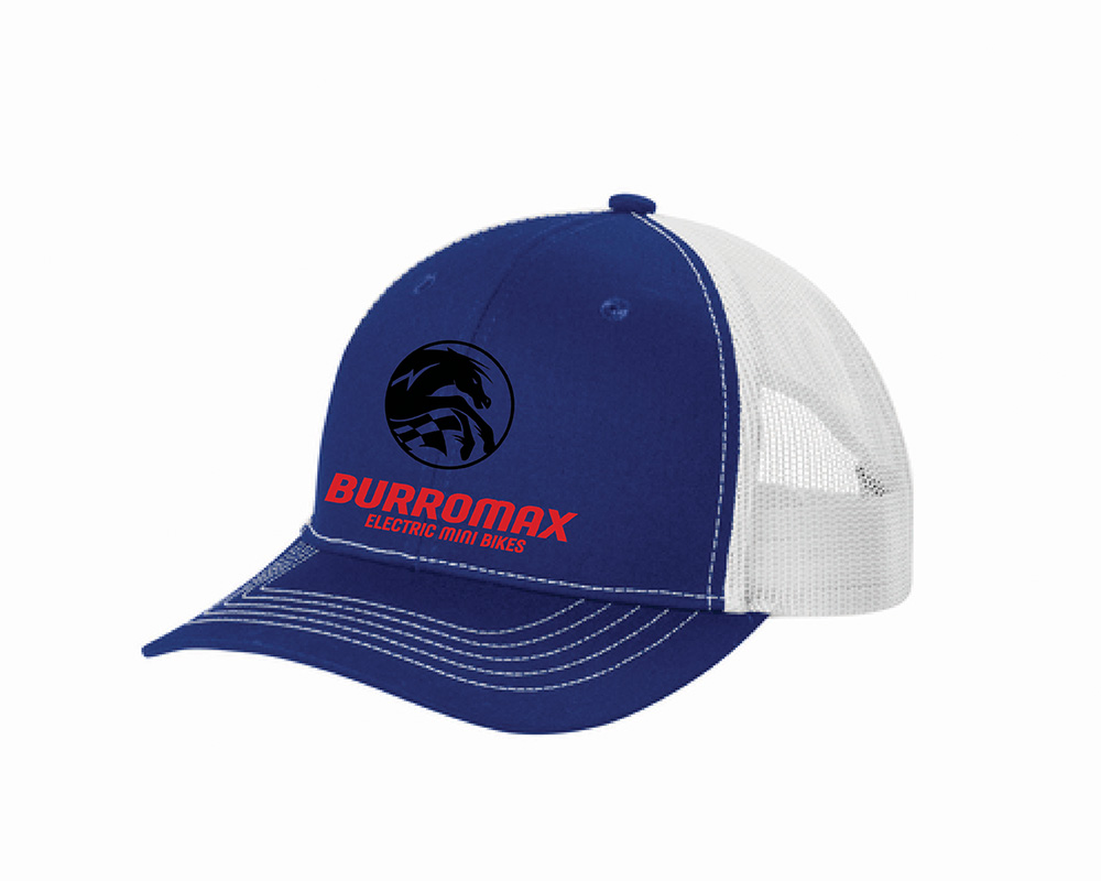 Burromax Kids Blue Trucker Hat by Port Authority, One Size (Part #99049)