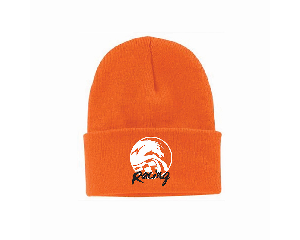 Burromax Kids Neon Orange Beanie Hat by Port Authority, One Size (Part #99050)