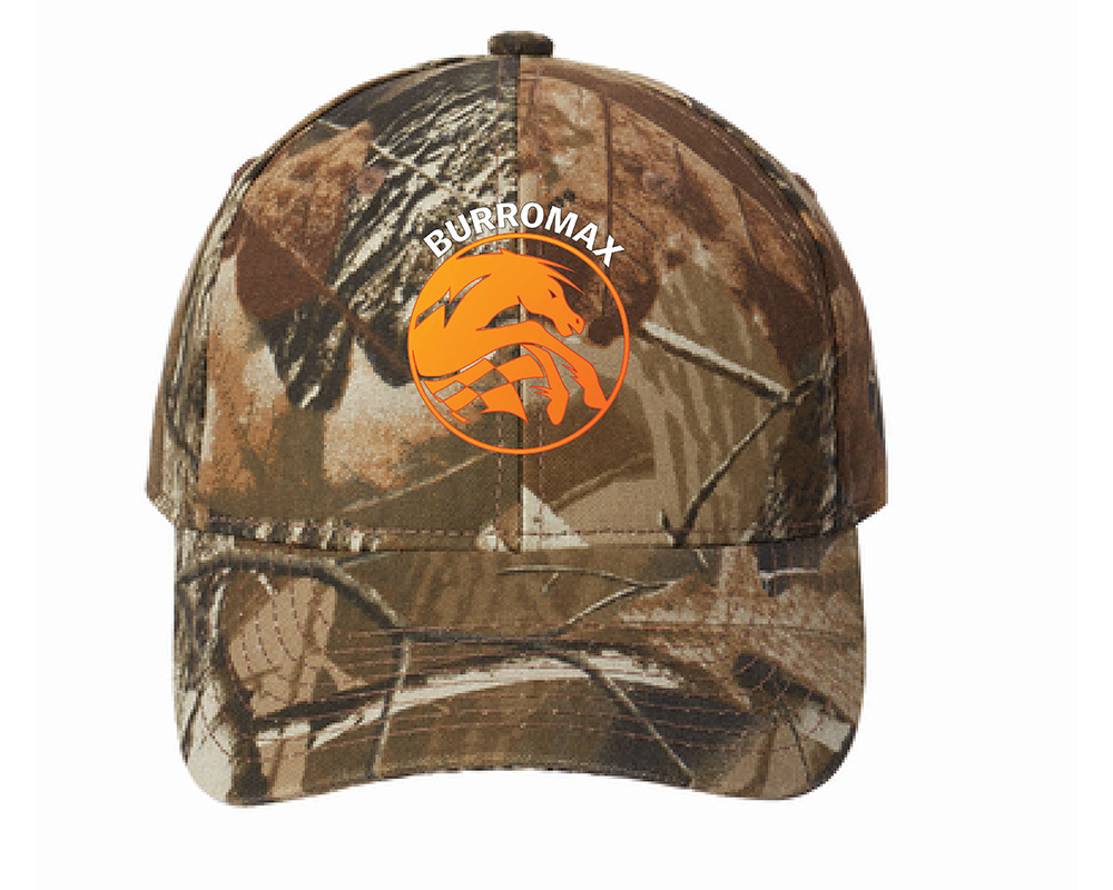 Burromax Camo Hat by Port Authority, Embroidered, One Size (Part #99055)
