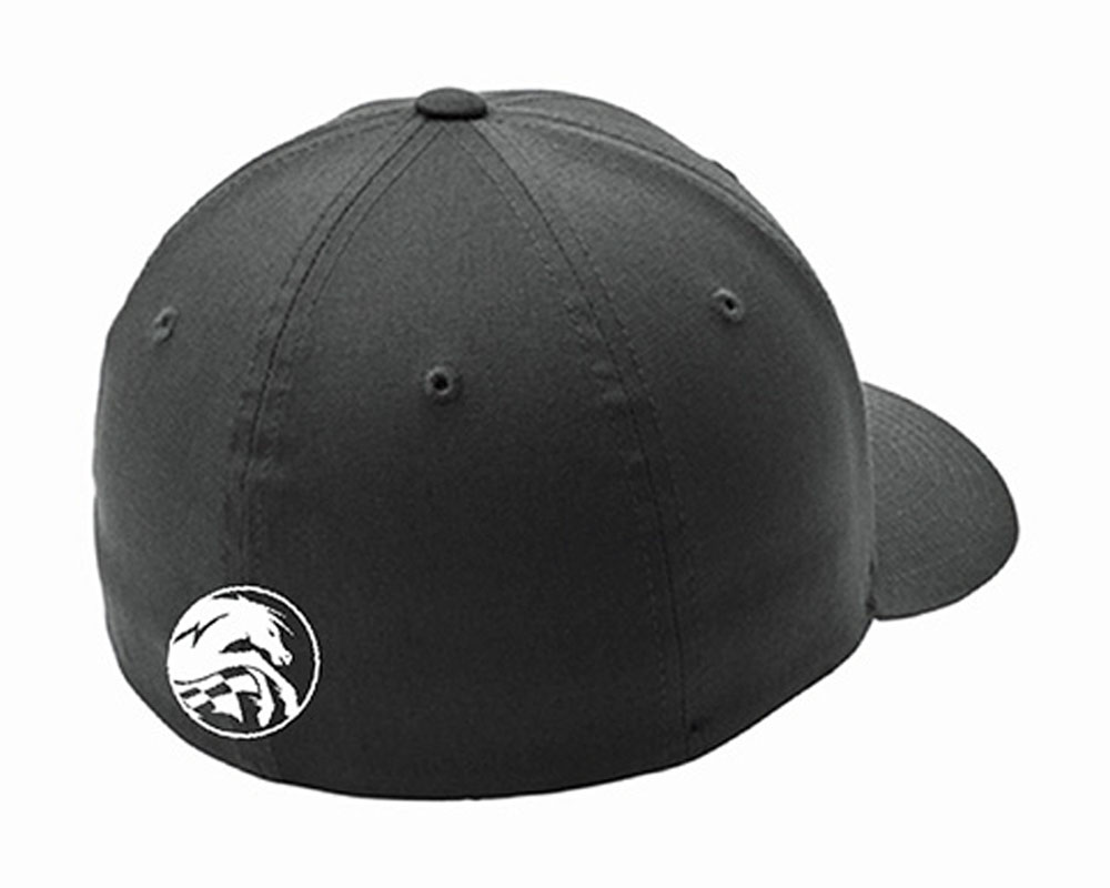 Burromax Black Fitted FlexFit Hat by Port Authority, Printed Logo, Size: L/XL (Part #99059-LGXL) - 2