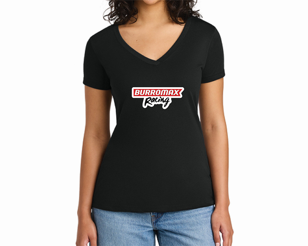 Womens Black V-neck Tee by Next Level Apparel, Size: SM (Part #99065-S)