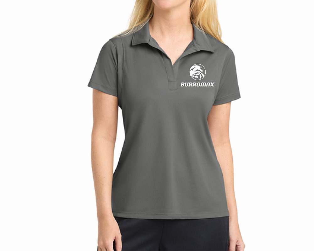 Womens Embroidered Gray Polo by Sport Tek, Size: SM (Part #99079-S)