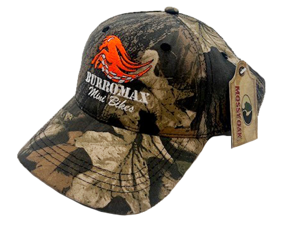 Burromax Hat, Outdoor Velcro Strap Cap, Curved Brim, Mossy Oak, One Size (Part #99507)