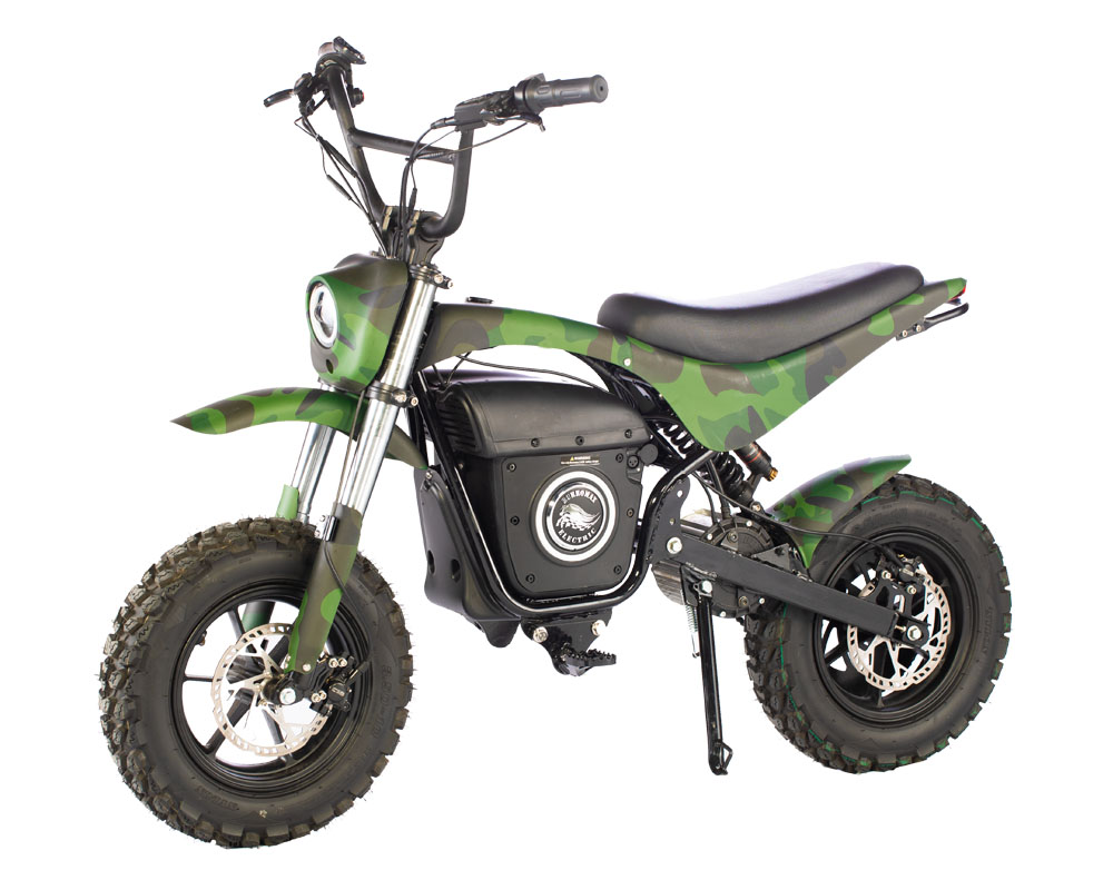 HRH 2.5 Electric Hunt Bike, 2.5kw 52v Lithium Ion Powered, (Color: HRH Green Camo)