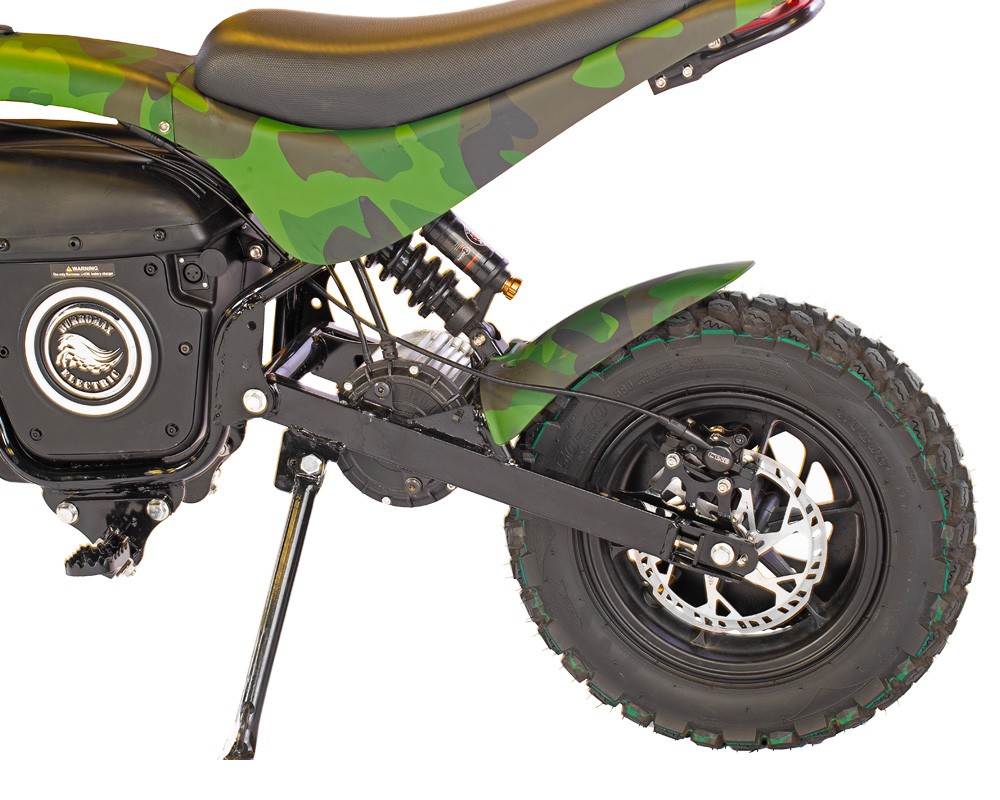 HRH 2.5 Electric Hunt Bike, 2.5kw 52v Lithium Ion Powered, (Color: HRH Green Camo) - 3