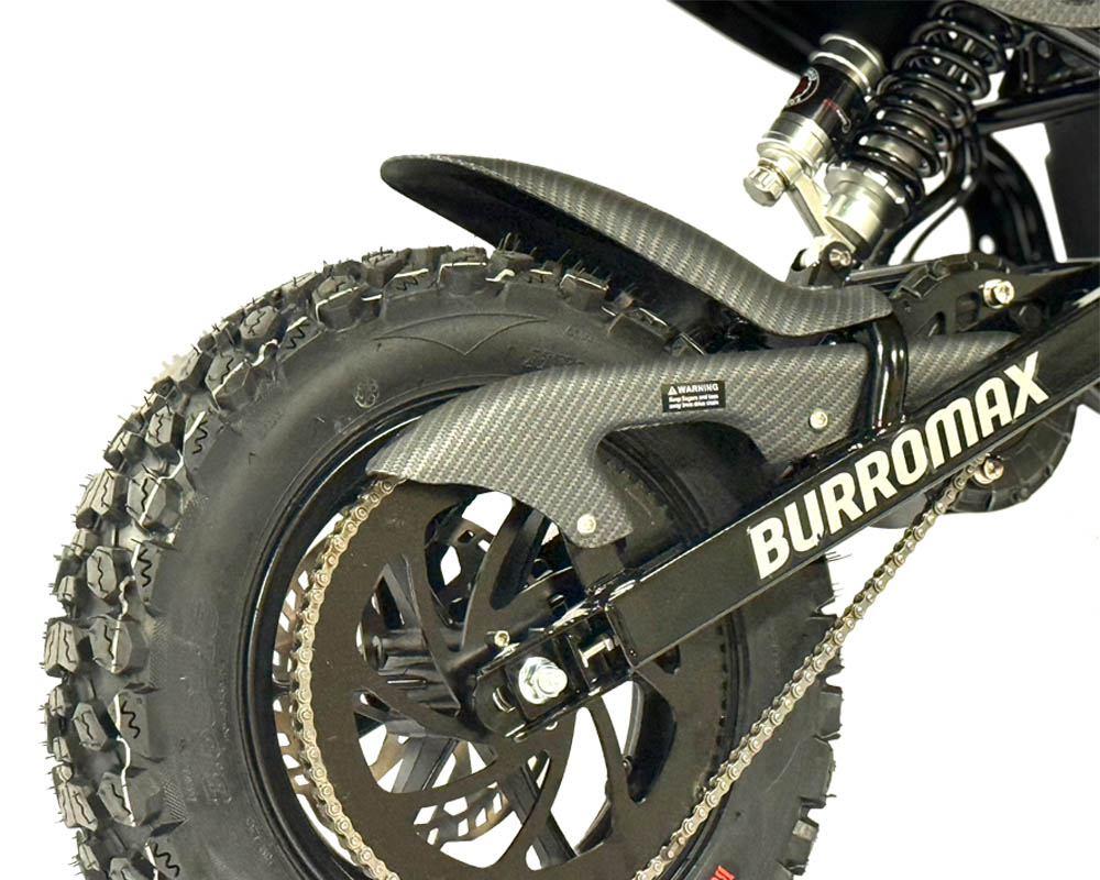 HRH 2.5 Electric Hunt Bike, 2.5kw Rated, 6kw Peak, 52v 100a Lithium Ion Powered (Color: HRH Matte Black Carbon Fiber) - 3