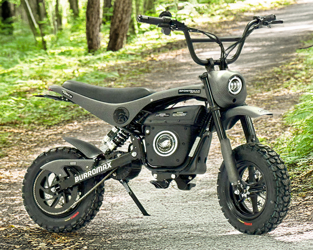 HRH 2.5 Electric Hunt Bike, 2.5kw Rated, 6kw Peak, 52v 100a Lithium Ion Powered (Color: HRH Matte Black Carbon Fiber) - 2
