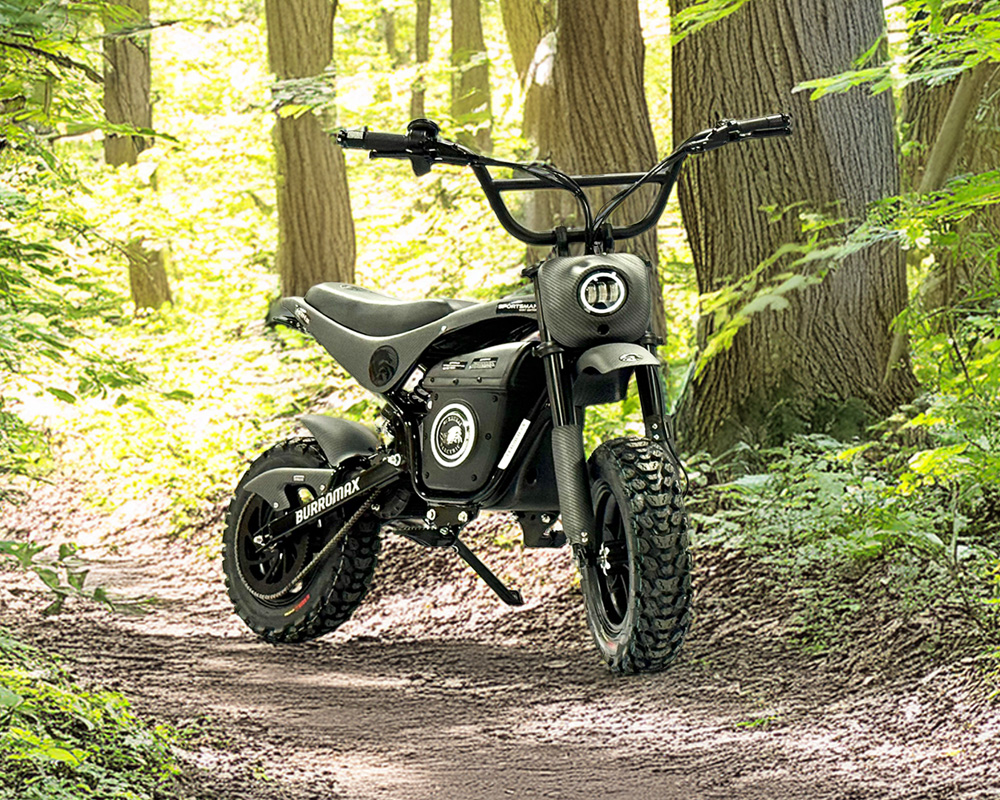 HRH 2.5 Electric Hunt Bike, 2.5kw Rated, 6kw Peak, 52v 100a Lithium Ion Powered (Color: HRH Matte Black Carbon Fiber) - 6