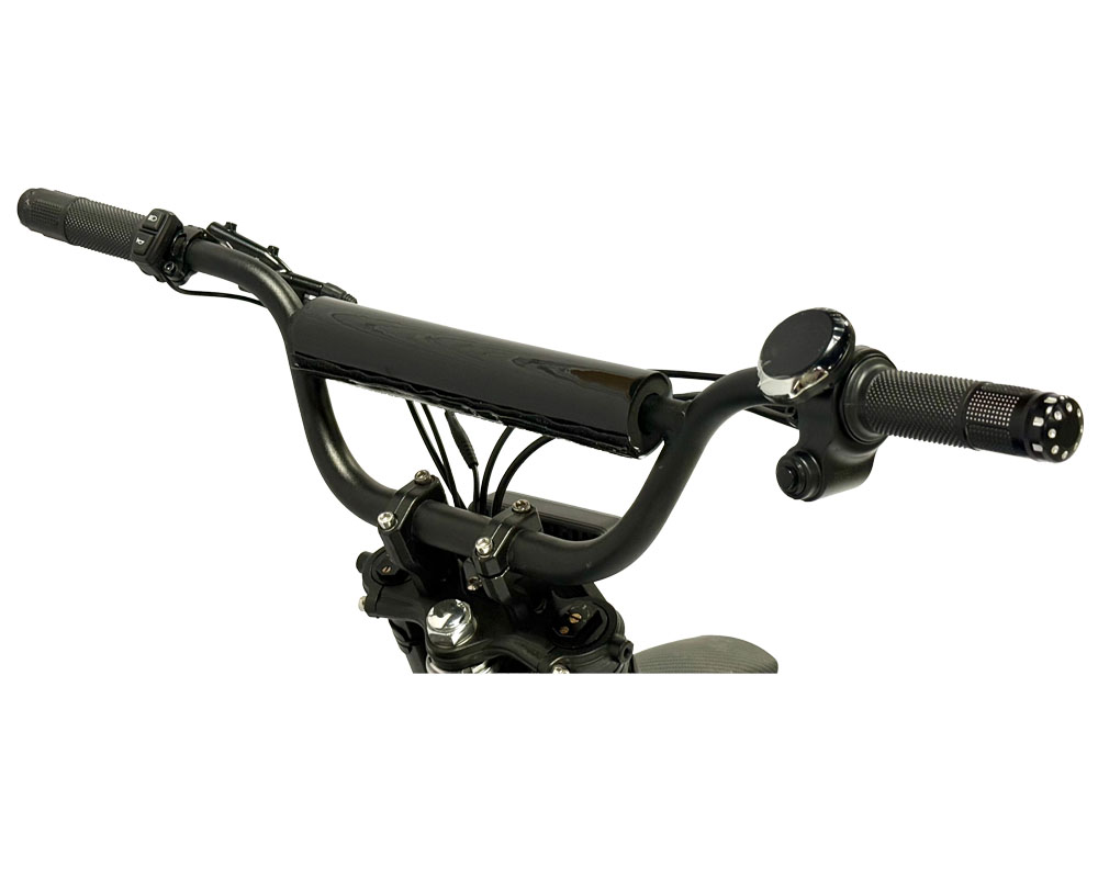 Electric eMoto Dirt Bike, HRX Model, 3.5kw Rated, 6kw Peak, 60V Lithium Ion Powered (Color: Matte Carbon Fiber) - 6