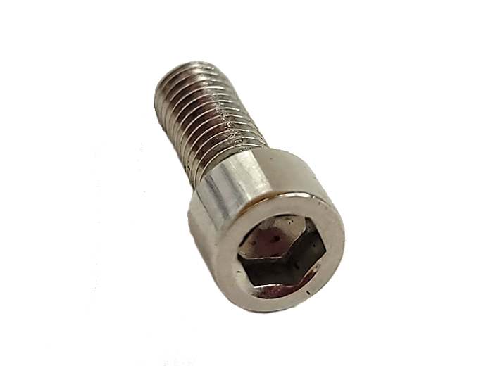 Burromax Screw SHCS SS M6X16 Polished with Patchlock (Part #00245) Fits  TT1000R TT1600R