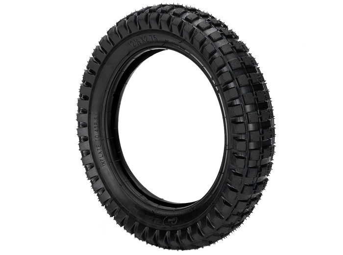 Tire with Inner Tube, Knobby Type F/R 12.5X2.75 (Part #10041)-1