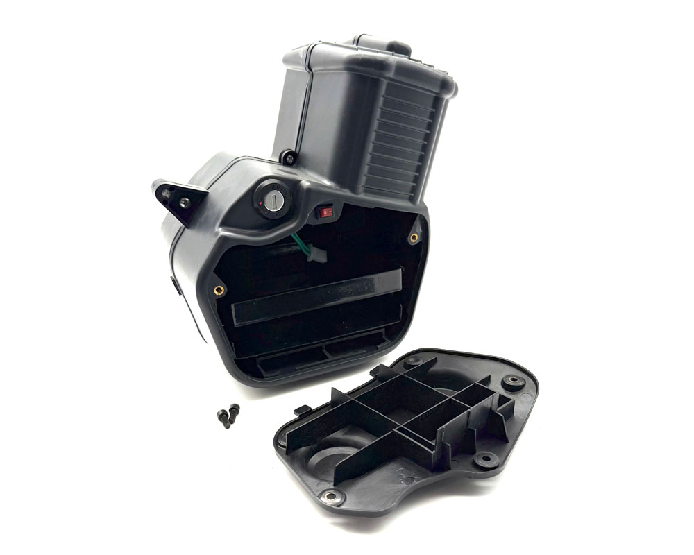 Battery Box, Includes battery tray and strap, key switch, charger port and hi/low switch (Part #10058) Fits TT250, TT350R, TT750R - 3