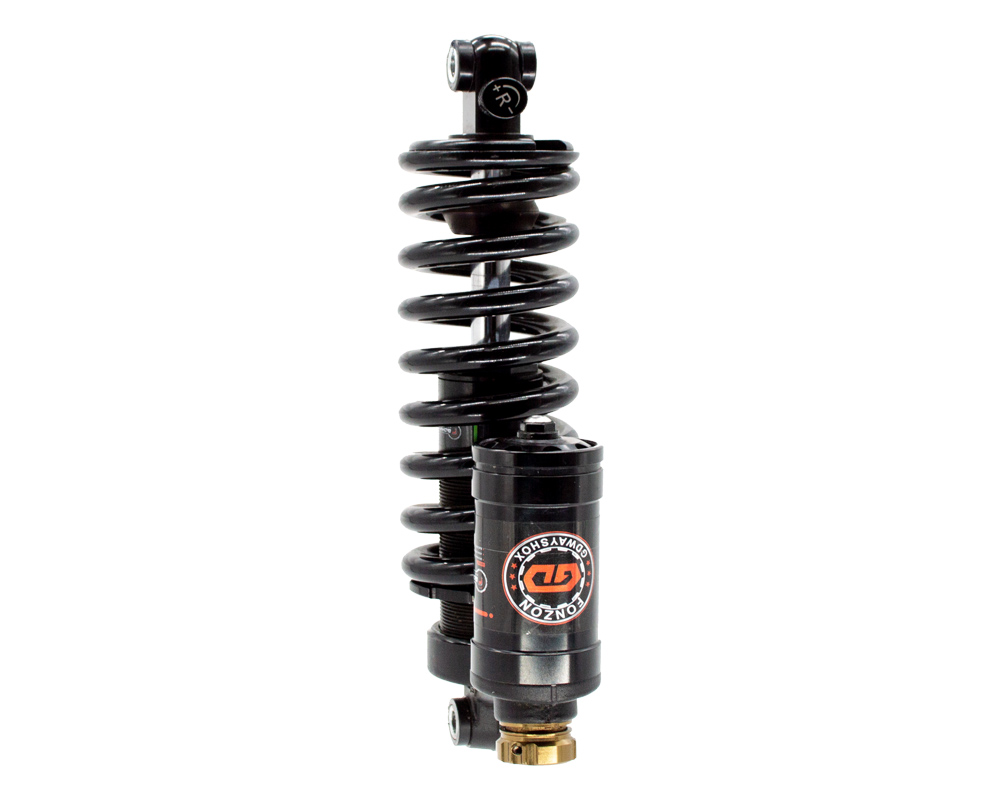 Shock, Rear, 165mm, 2 Adjustments Spring and Dampening, 8mm Mounting, Black (Part #10086) Fits TTMAX