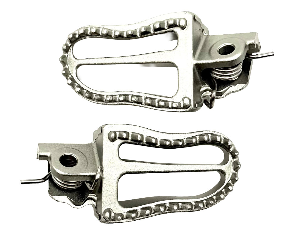 Performance Foot Peg Set, Forged, Titanium Anodized with SS Springs (Part #10097) Fits TT1000R, TTMax, TT1600R, HRH, HRS, XRA, XRB