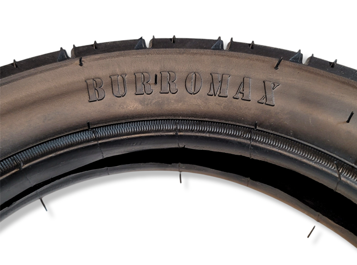 Tire with Inner Tube, F/R 12.5X2.75 Burromax Brand Track Tire (Part #10146) Fits TT250, TT350R, TT750R - 6