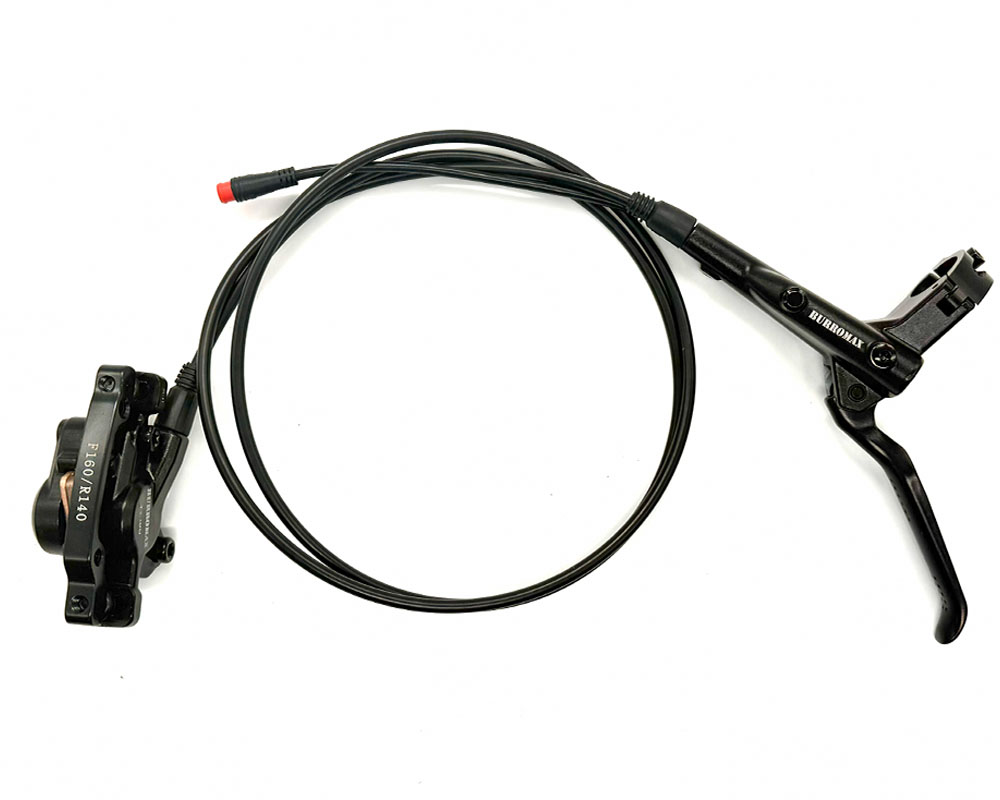 Brake Assembly, Rear with Line and Caliper, Black (Part #10152) Fits HRH, HRS