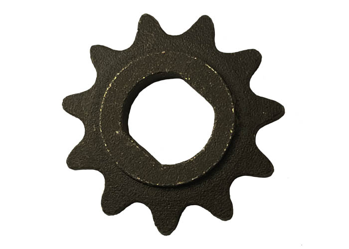 Sprocket, Motor, 500W Motor 25H Chain, 10T for Hills (Part #10247) Fits TT250 and TT350R with 500W Motors