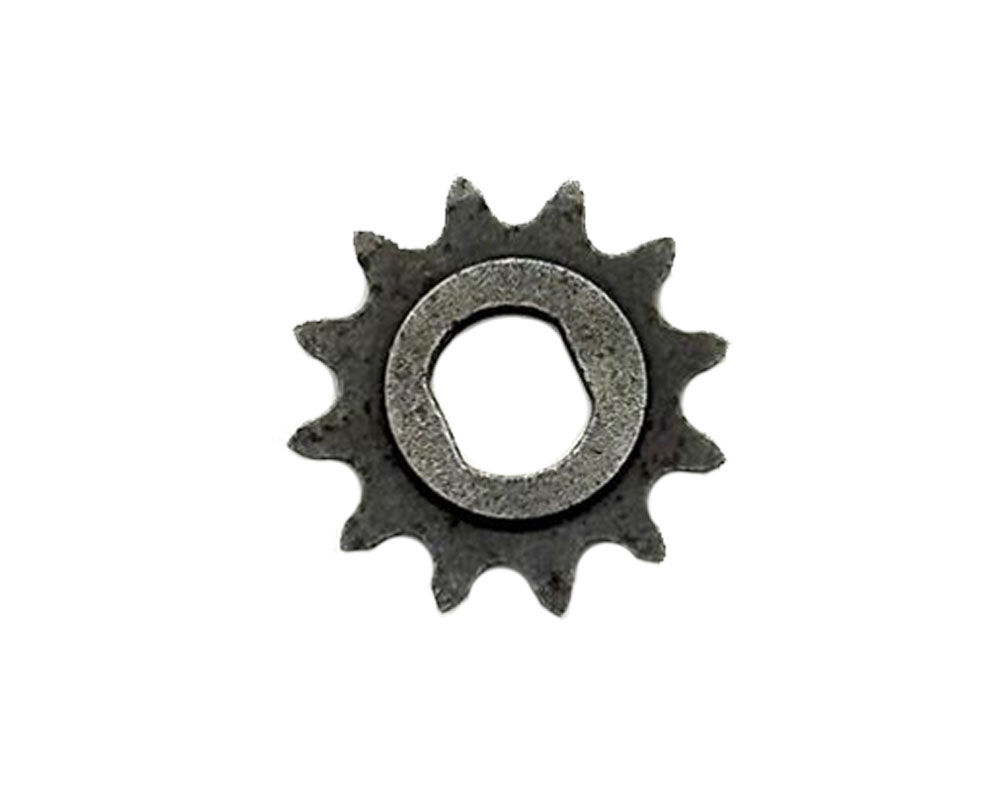 Sprocket, 12T, 25H Chain, 10x8.5mm Shaft, Fits 500W Motor, Speed Gear (Part #10256) Fits TT250 And TT350R with 500W Motors