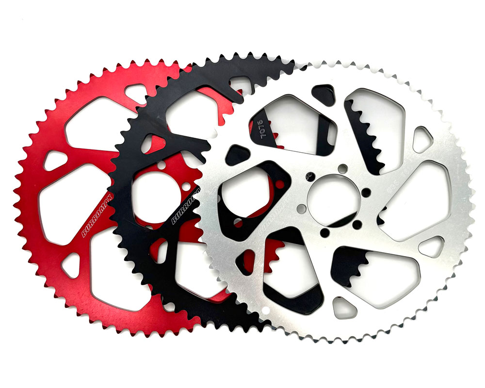 Sprocket, 60 Tooth 7075 Aluminum #35 Chain, 44mm BC- 35.1 mm ID, Black Anodized (Part #10266) Fits TT1000, TTMax