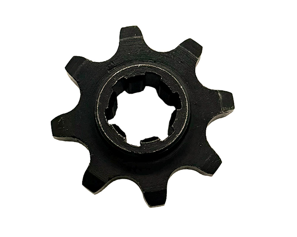 Sprocket, 8T Splined #420 Chain, 14x11mm Shaft, Compatible with XR Motors (Part #10309) Fits MX1, HRX
