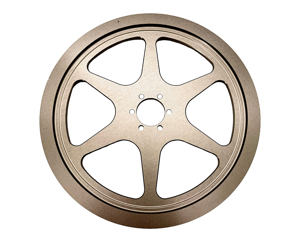 Pulley, Rear, 8mm 106T Hard Anodized, 37mm Center, 48mm 6 Bolt Circle (Part #10342) HR and XR Models with 12" Wheels