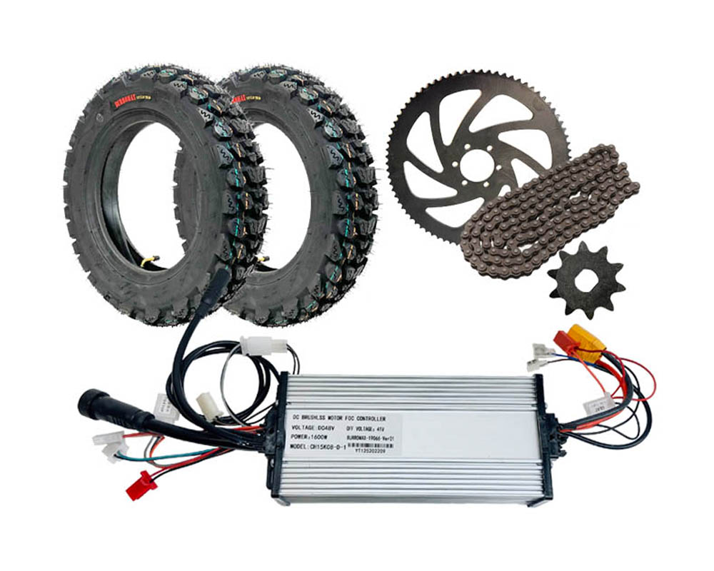 Performance Off Road Hunters Kit, 50A Controller, Hill Climbing Gear Set, Cat Claw Tires (Part #16051) Fits TT1600R