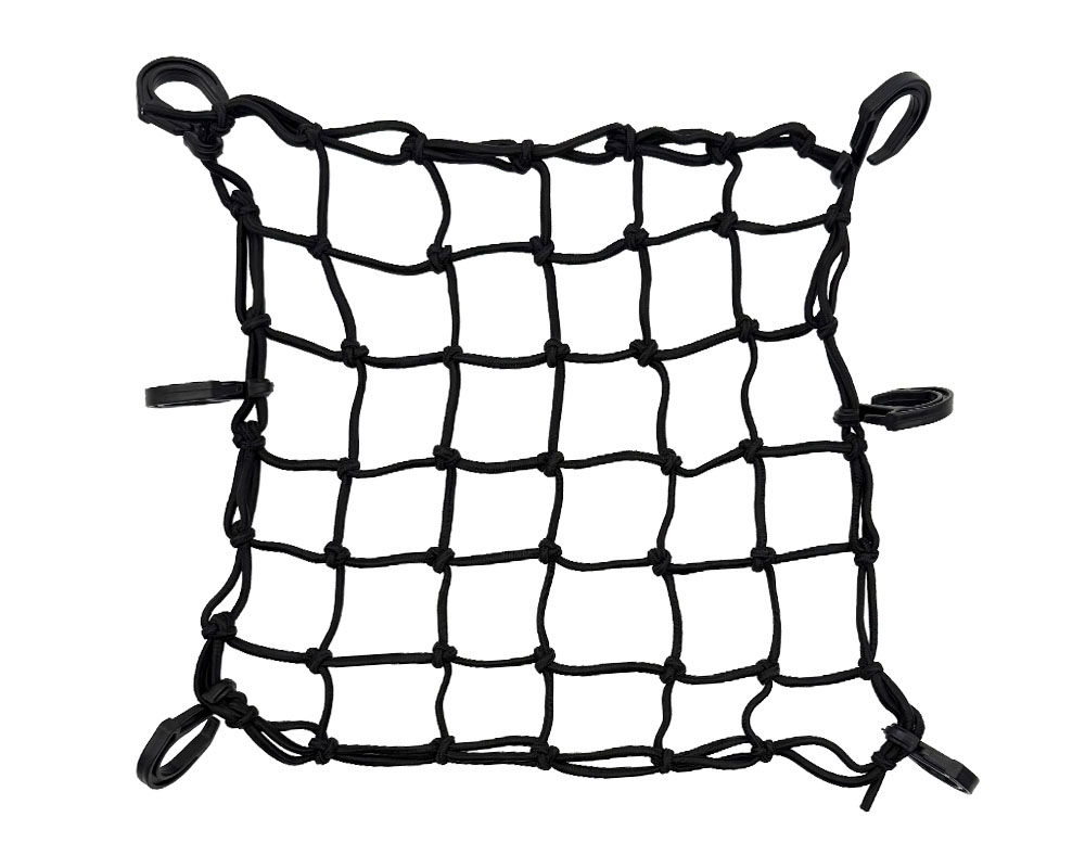 Netting, Compatible with Burromax Utility Racks, Black (Part #16105) Fits Utility Rack Front And Rear
