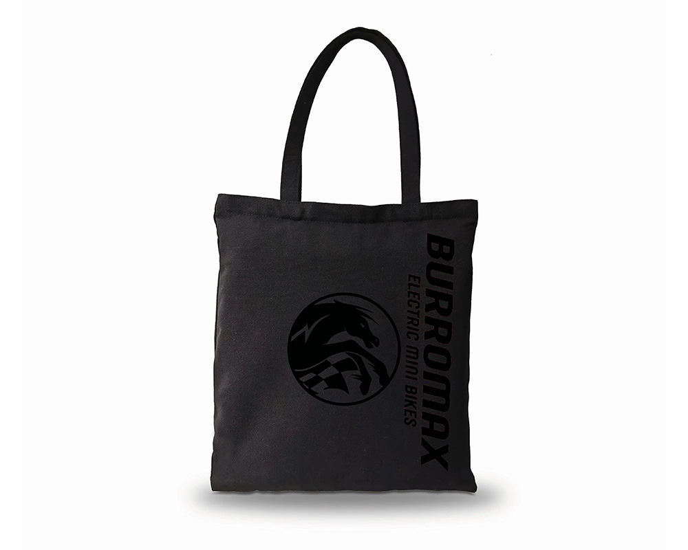 Burromax Canvas Tote Bag, Black (Part #18084)