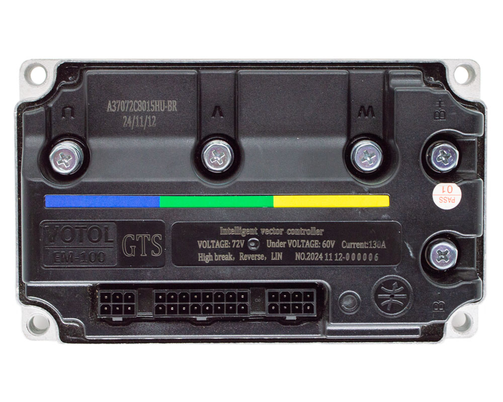 Controller, 72V 100A GTS Model, Compatible with Burromax XR Series Motors, 1-2-3 Speed Throttle, Supports Sport Mode (Part #19108) Fits XRA, XRB