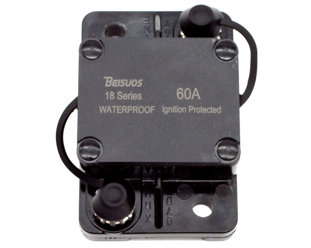 Fuse, 60A Automatic Reset, 72V GT Series Controllers (Part #19110) Fits XRA, XRB