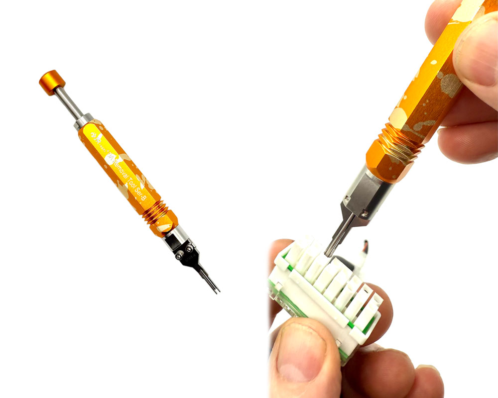 Tool, Hall Wire, Controller Pin Removal, Effortlessly Removes Female Pin Wires from Controller Plugs (Part #19127) - 2