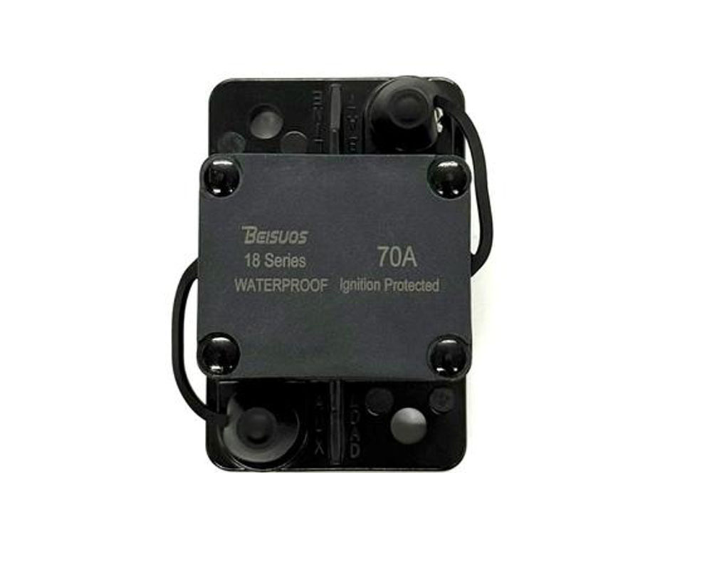 Fuse, 70A Automatic Reset, 72V GTR Series Controllers (Part #19130) Fits all models using GTR performance controller