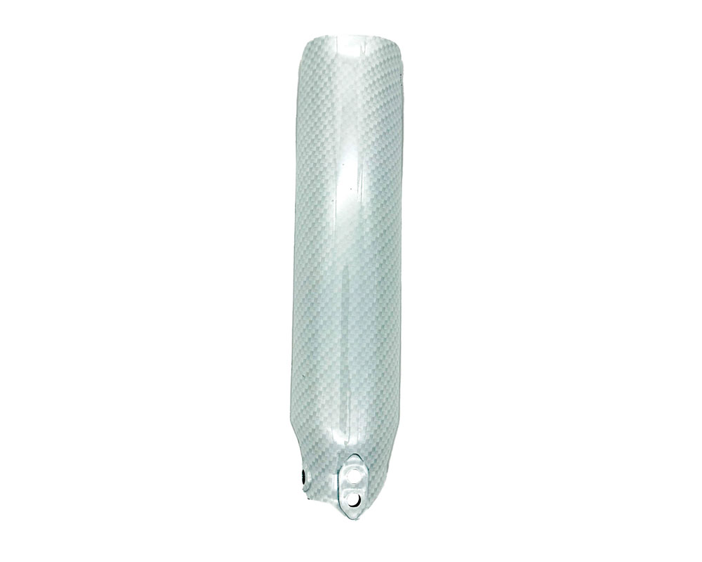 Fork Leg Cover, Right, White Carbon Fiber (Part #95114) Fits TT1600R