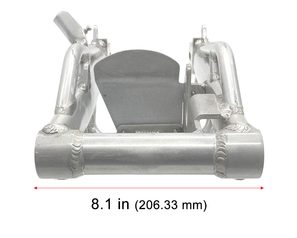 Rear Fork, Swing Arm, 6061 Aluminium, Includes Motor Guard, Chain Guard, Kickstand and Bearings (Part #10296) Fits XRB - 3