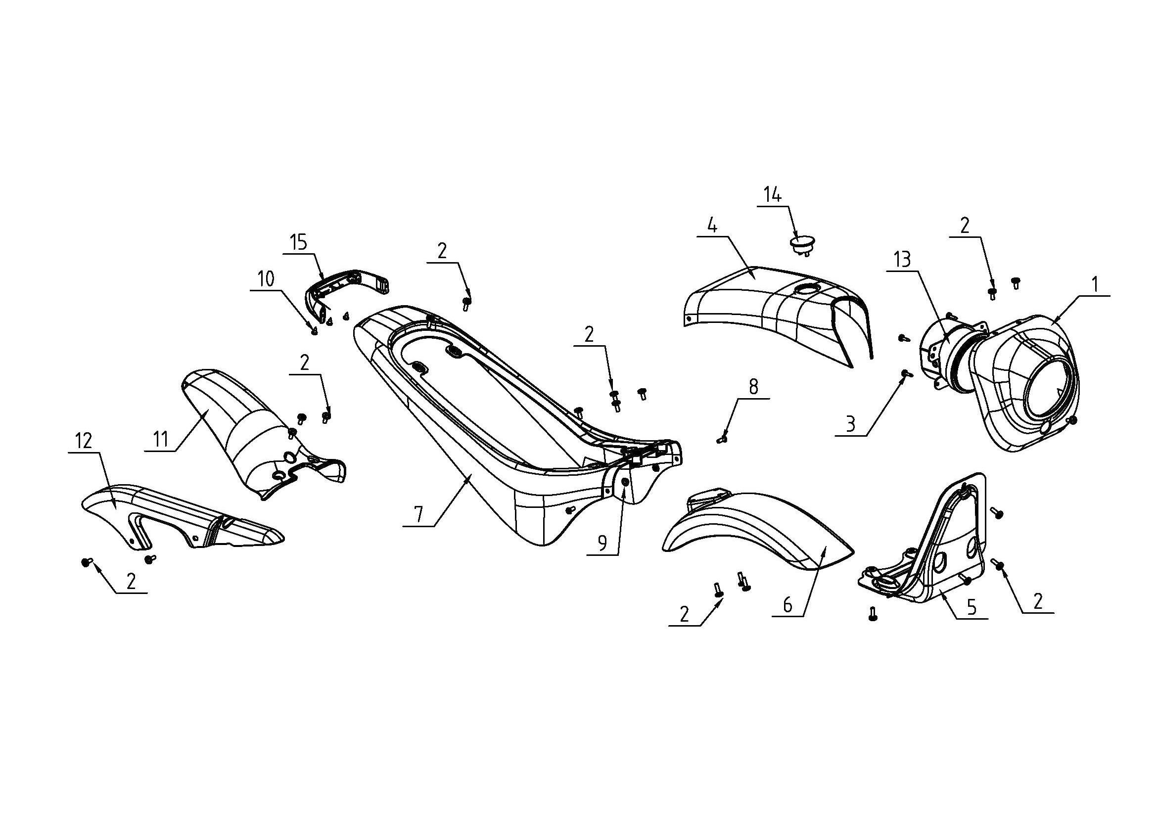 tt1600r-2021-2025Plastic Body and Components