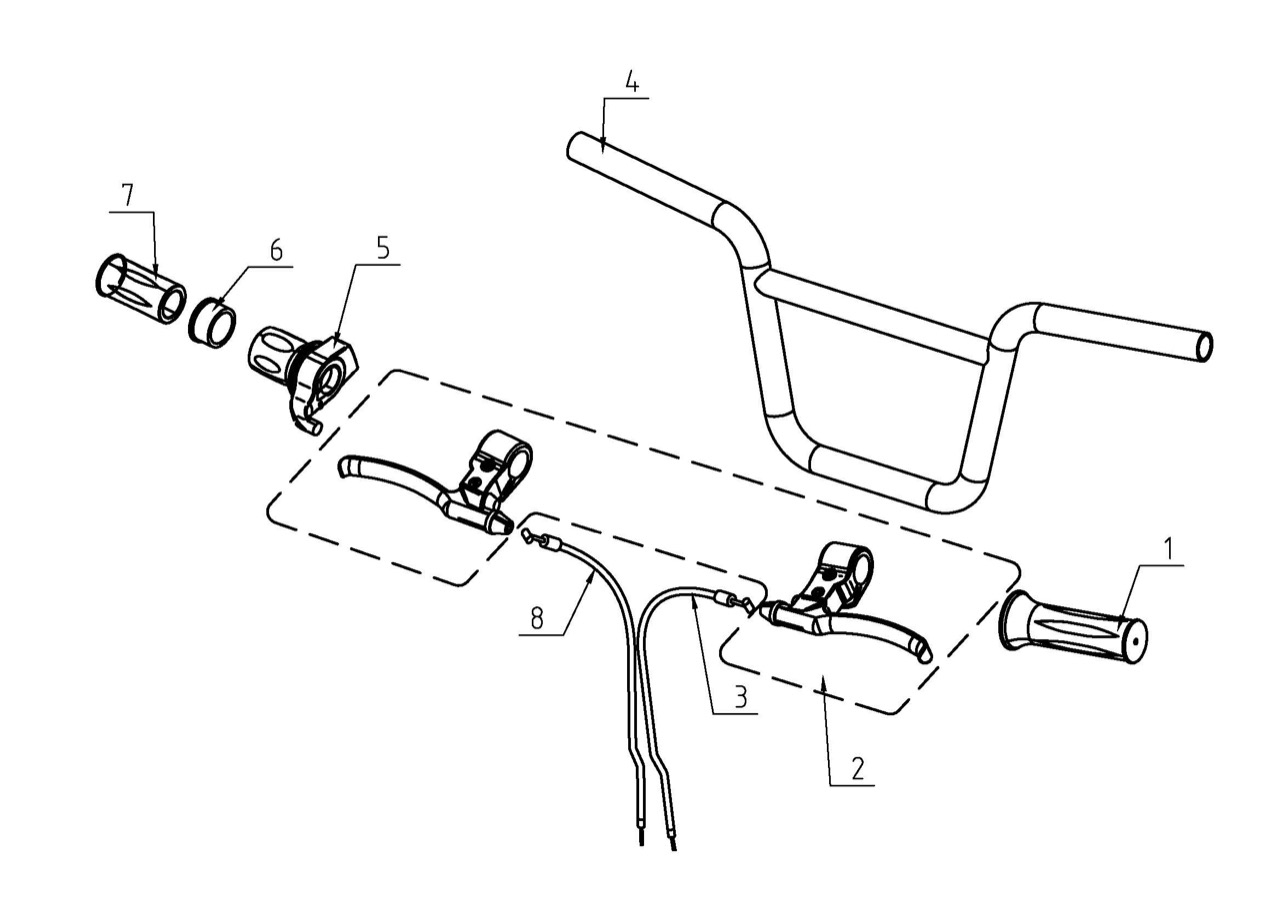 tt750r-2022-2025Handlebar and Controls