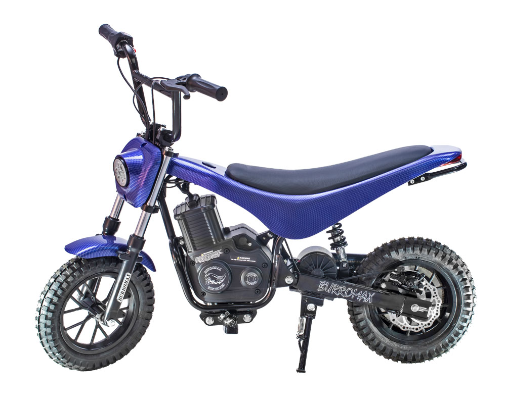 Electric Mini Bike, TT350R Lithium Ion Powered, (Color: Purple Carbon Fiber)