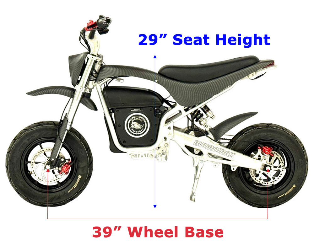 Electric Dirt Tracker, XRB Competition Series, 6kw Rated, 10.5kw Peak, 72V Lithium Ion Powered (Color: XRB Black) - 2