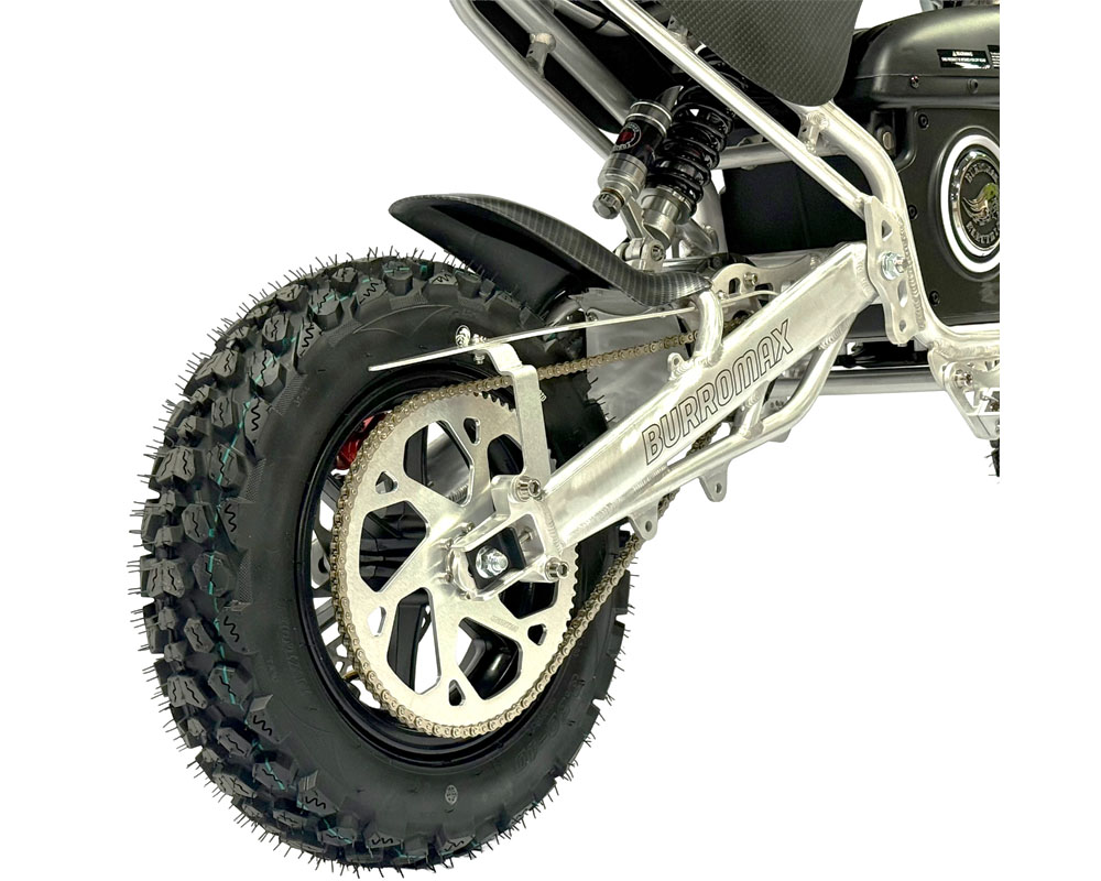 Electric Trail Bike, XRT Competition Series, 6kw Rated, 10.5kw Peak, 72V Lithium Ion Powered (Color: Matte Carbon Fiber) - 6