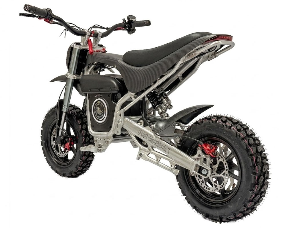 Electric Trail Bike, XRX Competition Series, 6kw Rated, 10.5kw Peak, 72V Lithium Ion Powered (Color: Matte Carbon Fiber) - 3